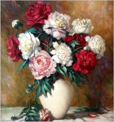 Peonie - Helmuth Andreas Volkwein (1920 - 2004)