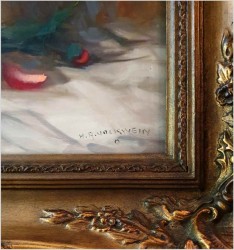 Peonie - Helmuth Andreas Volkwein (1920 - 2004)