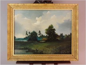 Pejzaż! Na mokradłach - Ryszard Wojtyna (Wrocław, 1926-1990)