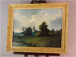 Pejzaż, na mokradłach - Ryszard Wojtyna (Wrocław, 1926-1990)