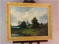 Pejzaż, na mokradłach - Ryszard Wojtyna (Wrocław, 1926-1990)