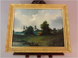 Pejzaż, na mokradłach - Ryszard Wojtyna (Wrocław, 1926-1990)