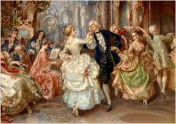 W sali balowej ~Jean-Paul Sinibaldi (French, 1857-1909)