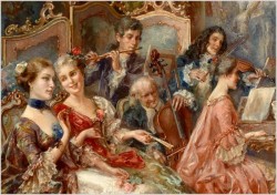 W sali balowej ~Jean-Paul Sinibaldi (French, 1857-1909)