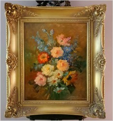 Polecamy arcydzieło! Kompozycja kwiatów - Hedwig Petermann (1877-1919)