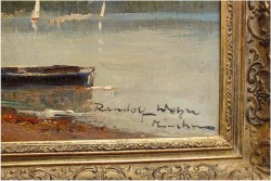 WIDOK NA JEZIORO BODENSEE (RANDOLF WEHN 1911-1987)