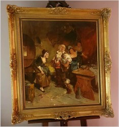 Scena rodzajowa! Stłuczone szkło na szczęście - Dickmeis Gerhard (1918 - 1978)