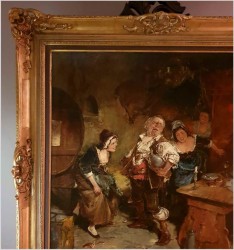 Scena rodzajowa! Stłuczone szkło na szczęście - Dickmeis Gerhard (1918 - 1978)