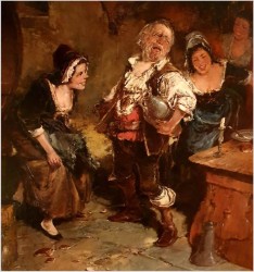 Scena rodzajowa! Stłuczone szkło na szczęście - Dickmeis Gerhard (1918 - 1978)