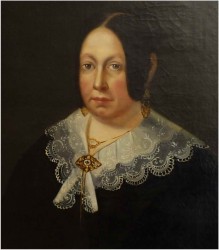 DWA ORYGINALNE PORTRETY Z OKRESU BIEDERMEIER (Olej, płótno 1840-60r.)