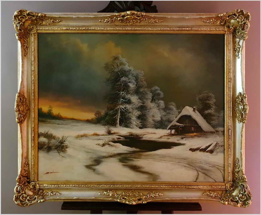 Romantyczny krajobraz - Heiz Stienen *1918 Dresden