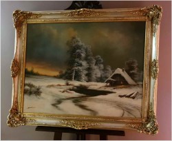 Romantyczny krajobraz - Heiz Stienen *1918 Dresden