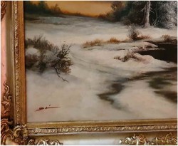 Romantyczny krajobraz - Heiz Stienen *1918 Dresden