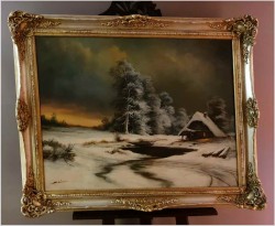 Romantyczny krajobraz - Heiz Stienen *1918 Dresden