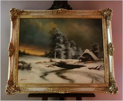 Romantyczny krajobraz - Heiz Stienen *1918 Dresden