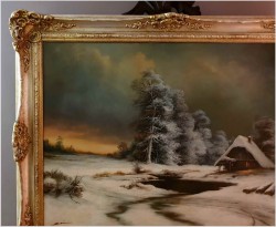 Romantyczny krajobraz - Heiz Stienen *1918 Dresden