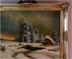 Romantyczny krajobraz - Heiz Stienen *1918 Dresden