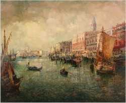 Wenecja | Widok na Plac Św. Marka - Ludwig Gschossmann (1894-1988)