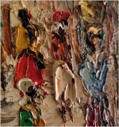 Stare malarstwo orientalne! Szpachla, Uliczkami Marakeszu - Constantino PROIETTO (1910-1979)