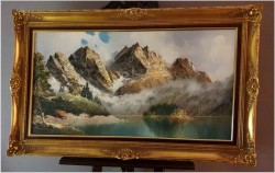 Piękna Panorama Alpejska,  Zugspitze Und Eibsee - J.E. Lemke *1916