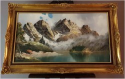 Piękna Panorama Alpejska,  Zugspitze Und Eibsee - J.E. Lemke *1916