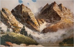 Piękna Panorama Alpejska,  Zugspitze Und Eibsee - J.E. Lemke *1916