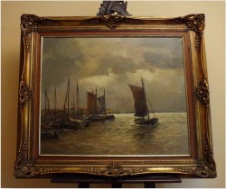 POLECAMY MARYNISTYKĘ! ŁODZIE ŻAGLOWE NA MORZU - E.R. SCHÜRMANN *1898