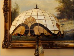 POLECAMY! DUŻA SALONOWA LAMPA TIFFANY