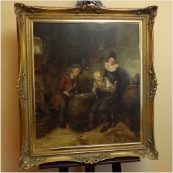 POZYCJA GODNA POLECANIA! GRA W KARTY - DICKMEIS GERHARD (Heinsberg 1918 – 1978 Jülich)