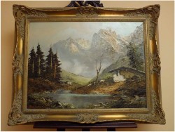 UNIKAT ! WILDER KAISER - ORYGINALNY HERBERT UERPMANN (1911-1996r.)