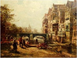 TARG KWIATOWY W AMSTERDAMIE! DICKMEIS GERHARD (Heinsberg 1918 – 1978 Jülich)