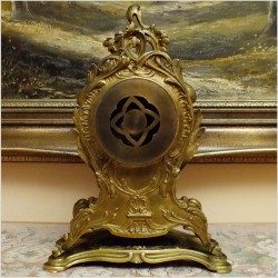 WSPANIAŁY MEDALOWY KOLEKCJONERSKI ZEGAR Z BRĄZU W STYLU LUDWIKA XV / ROCOCO 1855r. (Zobacz Film!)