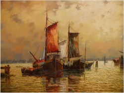 RYBACY NA WENECKIEJ LAGUNIE ~ Carol Spree ur.1907r