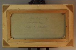 OKAZJA! PIĘKNA PANORAMA ALPEJSKA 100cmx50cm, TECHNIKA SZPACHLOWA - Heinz SCHOLZ (*1925)