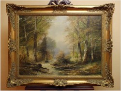 MALARSTWO AUKCYJNE, TAJEMNICZY LAS - org. JOSEF KUGLER (Österreich, ur 1913r.)