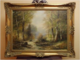 MALARSTWO AUKCYJNE, TAJEMNICZY LAS - org. JOSEF KUGLER (Österreich, ur 1913r.)