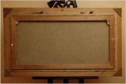 MALARSTWO NIEMIECKIE! PANORAMICZNY KRAJOBRAZ ALPEJSKI 118cm x 68cm