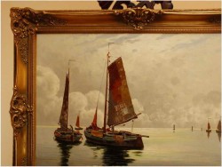 MARYNISTYKA, ŁODZIE - ERNST HUGO LORENZ MUROWANA