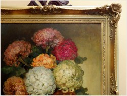 CHRYSANTHEMEN IN VASE - Klaus Clausmeyer  (* 1887 in München; † 11. März 1968 in Düsseldorf)