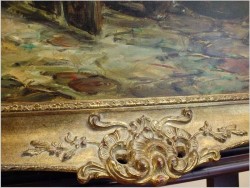 POLECAMY! SCENA W STAJNI, GRA W KARTY - Prof. Willi DEPRÉ (1922-1995r.) PIECZĘĆ LAKOWA + CERTYFIKAT!