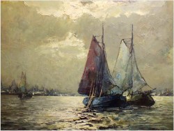 POLECAMY!  NOKTURN MARYNISTYCZNY ! org HELMUT KALUZA 1912-1984 HAMBURG