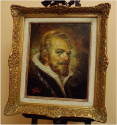 PORTRET MUSZKIETERA! org Prof. Willi DEPRÉ (1922-1995r.)