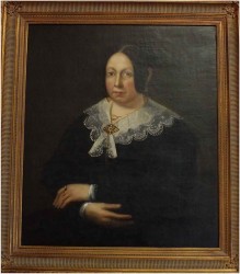 DWA ORYGINALNE PORTRETY Z OKRESU BIEDERMEIER (Olej, płótno 1840-60r.)