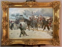 Polecamy! Brama Weselna w Zimowej Scenie - Piotr C. Stojanow (Bulgarisch, 1857-1957)