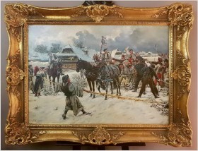 Polecamy! Brama Weselna w Zimowej Scenie - Piotr C. Stojanow (Bulgarisch, 1857-1957)