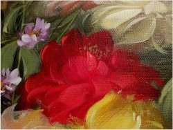 MEGA RARYTAS! BUKIET FLAMANDZKICH KWIATÓW - GERHARD MERFORT *1927