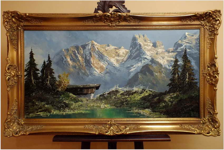 MALARSTWO SZPACHLOWE - org HERBERT UERPMANN (1911-1996)