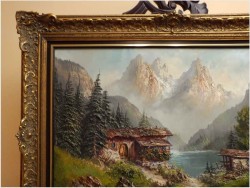 KRAJOBRAZ ALPEJSKI, TECHNIKA SZPACHLOWA - org COLLANDE!