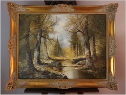 Tajemniczy las - Josef Kugler (Österreich ur 1913 - 2011r.)