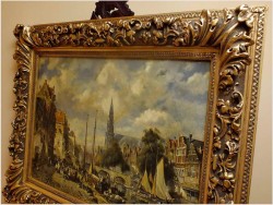 POLECAMY! ANSICHT VON ANTWERPEN - MAX GAISSER (AUGSBURG 1857-1922 MUNICH)